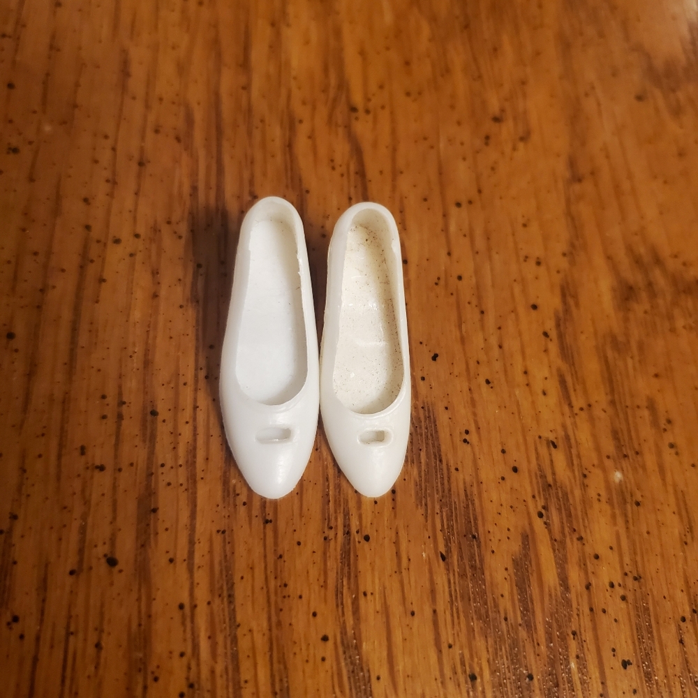Vintage 60's Barbie Francie Cutout Heels Made In Japan